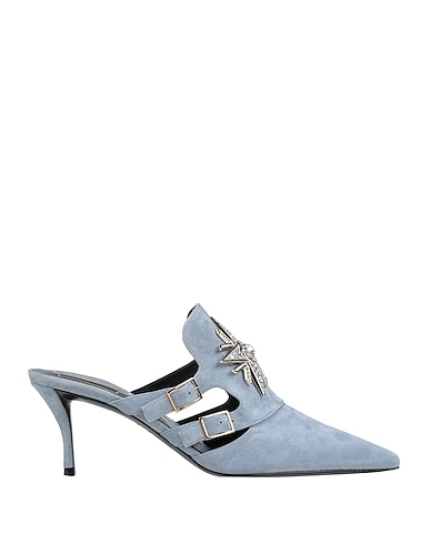 ROGER VIVIER Mules and clogs Sky blue Leather