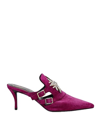 ROGER VIVIER Mule e zoccoli Porpora Pelle