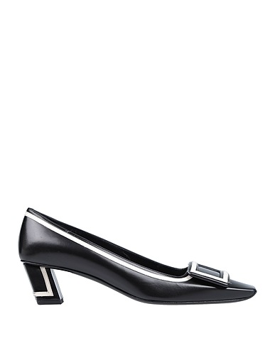 ROGER VIVIER Court Black Calfskin