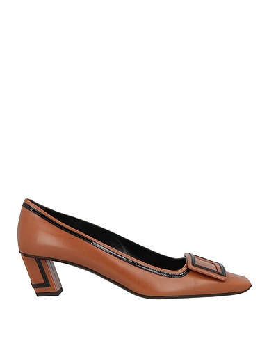 ROGER VIVIER パンプス ブラウン 牛革（カーフ）