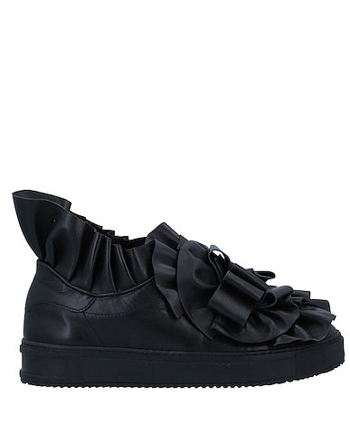 POKEMAOKE Sneakers Schwarz Leder