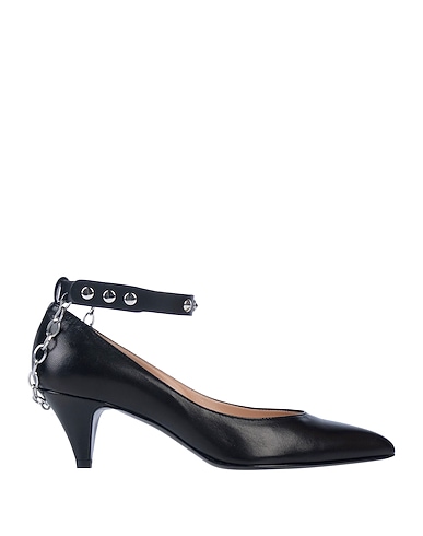 PINKO UNIQUENESS Court Black Calfskin