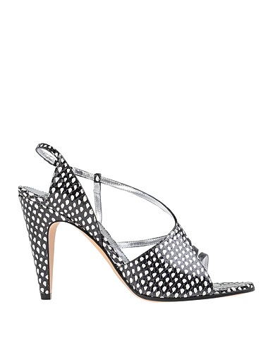GIVENCHY Sandalen Schwarz Känguruhleder, Kalbsleder