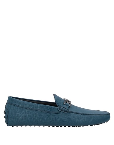 TOD'S Loafers Midnight blue Soft Leather