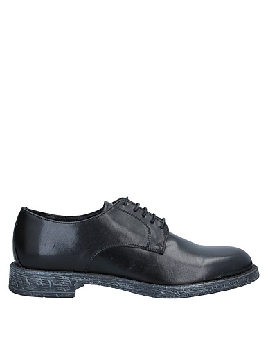 DANIELE ALESSANDRINI HOMME Laced shoes Black Leather