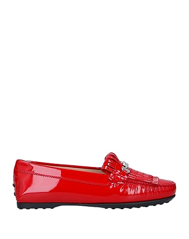 TOD'S Mocassino Rosso Pelle