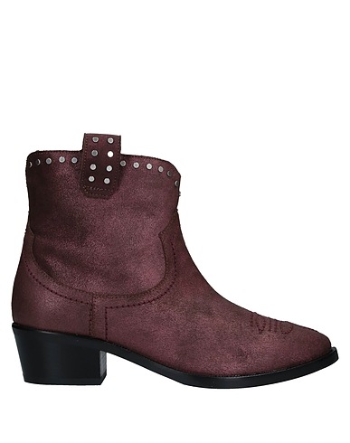 JANET & JANET Ankle boot Garnet Leather