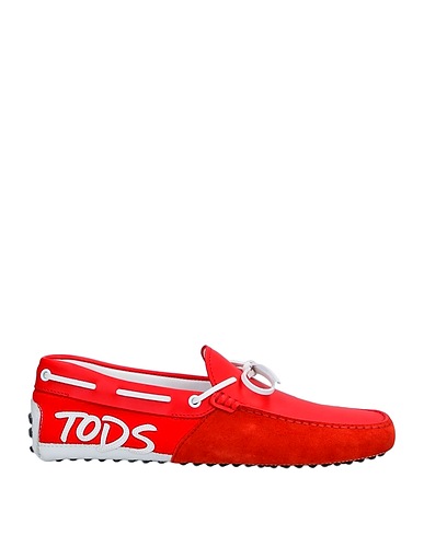 TOD'S Loafers Red Leather