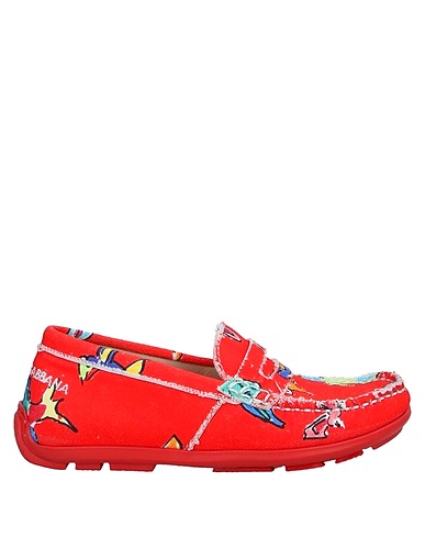 DOLCE&GABBANA Formal shoes Red Textile fibers