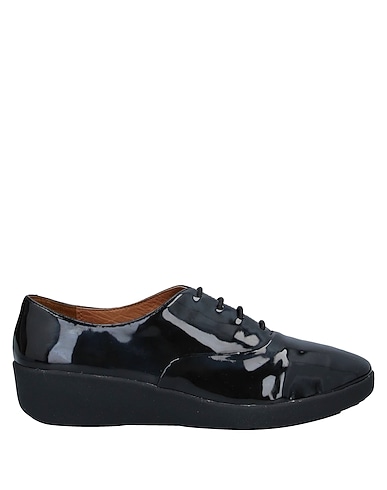 FITFLOP Laced shoes Black Textile fibers