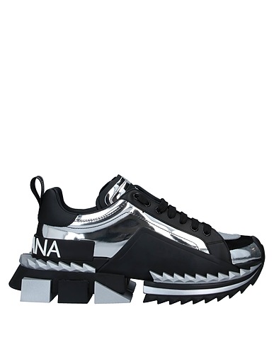 DOLCE&GABBANA Sneakers Silver Leather