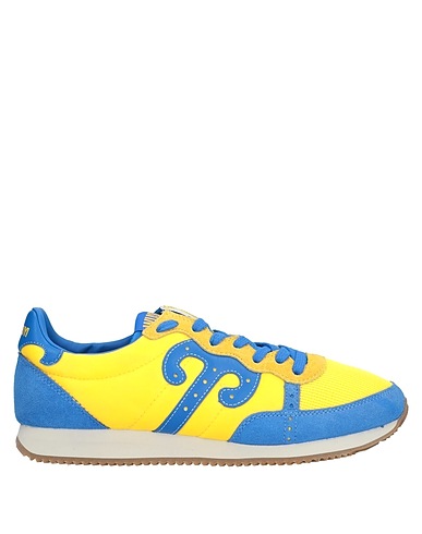 WUSHU RUYI Sneakers Yellow Leather, Other Fibres