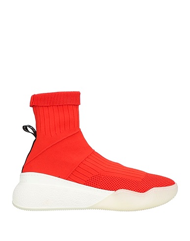 STELLA McCARTNEY Sneakers Rosso pomodoro Fibre tessili