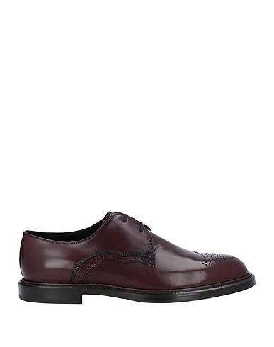 DOLCE&GABBANA Laced shoes Chocolate brown 100% Calfskin