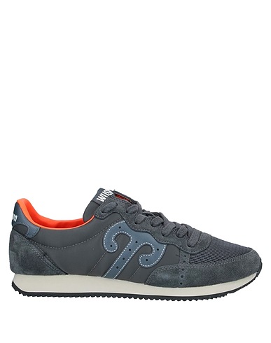 WUSHU RUYI Sneakers Charcoal Soft Leather, Textile fibres