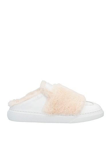HOGAN Mules and clogs White Soft Leather