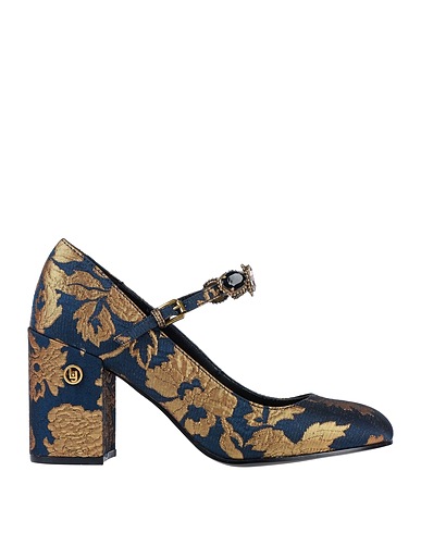 LIU •JO Pump Midnight blue Textile fibers