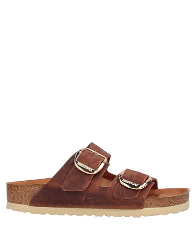 BIRKENSTOCK Sandals Tan Soft Leather