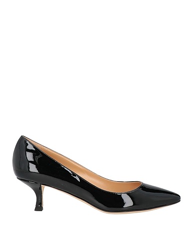 SERGIO ROSSI Pump Black Leather
