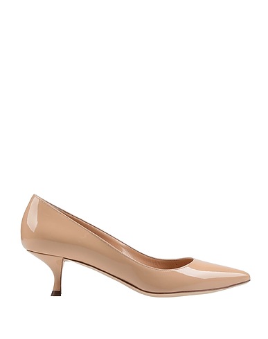 SERGIO ROSSI Pumps Beige Leder