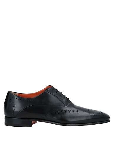 SANTONI Μαύρο Δέρμα