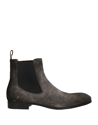 SANTONI Ankle boot Charcoal Soft Leather