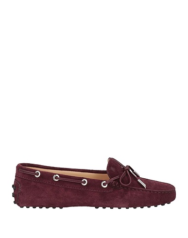 TOD'S Loafers Plum Leather