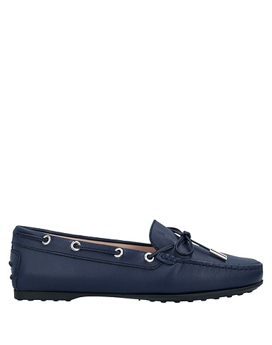TOD'S Loafers Slate blue Leather