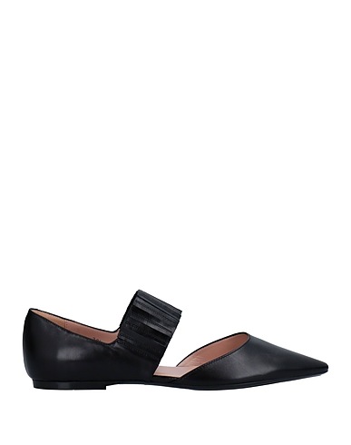 TOD'S バレリーナ ブラック 革（なめし加工）