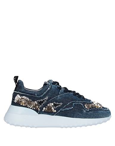 TOD'S Sneakers Blue Textile fibers