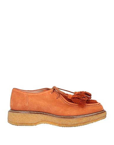 TOD'S Laced shoes Tan Leather, Shearling