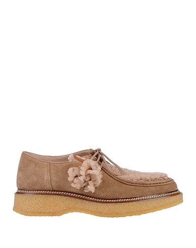 TOD'S Stringate Khaki Pelle, Montone