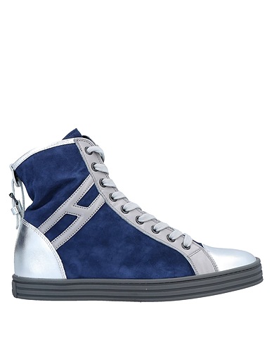 HOGAN REBEL Sneakers Blue Soft Leather