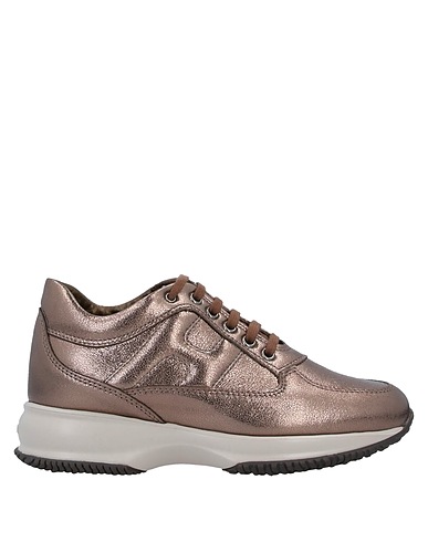 HOGAN Sneakers Platino Pelle