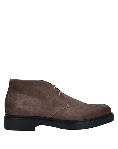 SANTONI Ankle boot Khaki Soft Leather