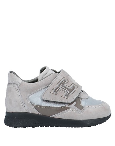 HOGAN Sneakers Grigio Pelle, Fibre tessili