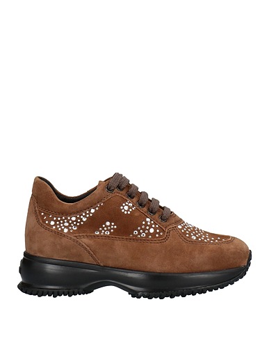 HOGAN Sneakers JUNIOR Brown Soft Leather