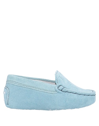 TOD'S Newborn shoes Sky blue Soft Leather
