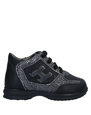 HOGAN Sneakers JUNIOR Black Soft Leather