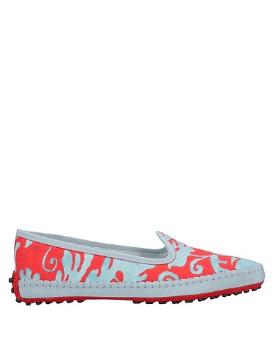 TOD'S Loafers Light grey Textile fibers