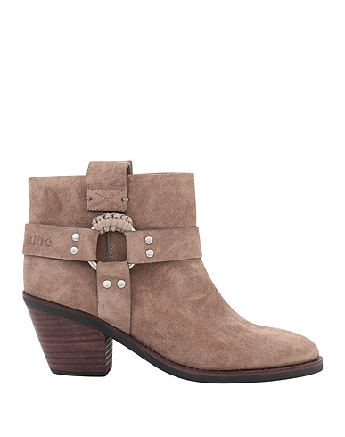 SEE BY CHLOÉ Stiefelette Khaki 100% Kalbsleder