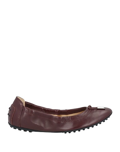 TOD'S Ballerinas Schokobraun Leder