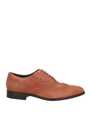 TOD'S Stringate Cammello Pelle