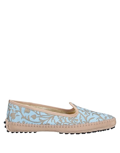 TOD'S モカシン スカイブルー 紡績繊維