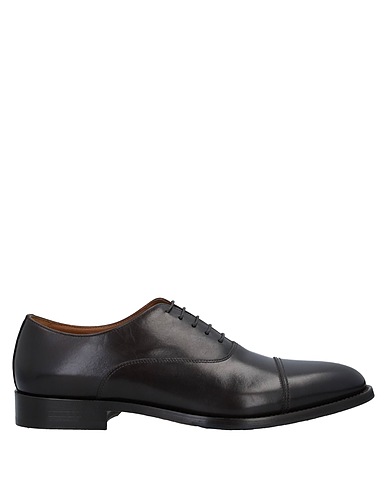 DOUCAL'S Laced shoes Chocolate brown Soft Leather