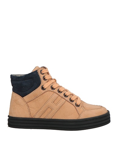 HOGAN REBEL Sneakers Camel Leather