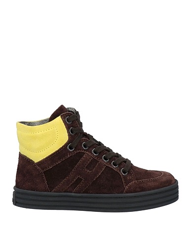 HOGAN REBEL Sneakers Testa di moro Pelle