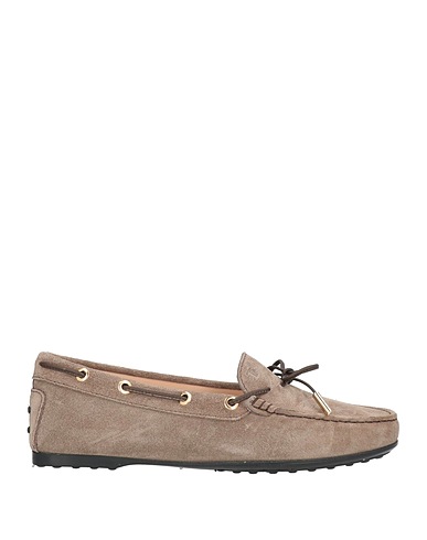 TOD'S Loafers Taupe Leather