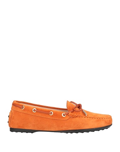 TOD'S Loafers Orange Leather