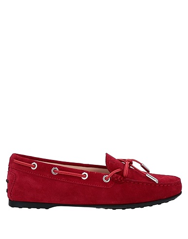 TOD'S Loafers Brick red Soft Leather
